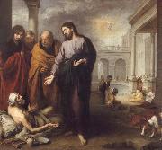 Bartolome Esteban Murillo Christ Healing the Paralytic at the Pool of Bethesda china oil painting reproduction